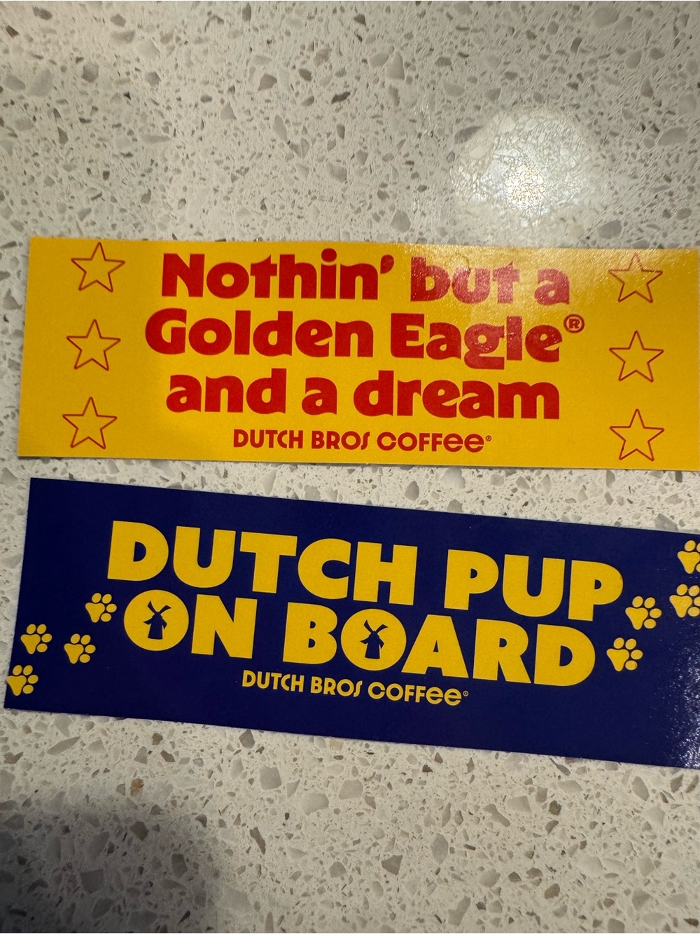 Dutch Bros Mini Bumper Stickers lot Of 2 (May 20th Drop) - Picture 2 of 5